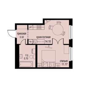 33,7 м², 1-комнатная квартира 4 400 000 ₽ - изображение 60