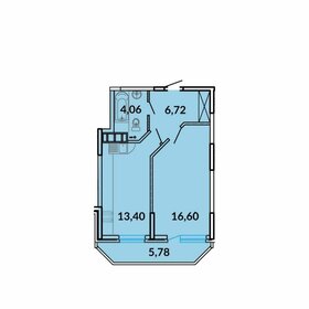 Квартира 47 м², 1-комнатная - изображение 5