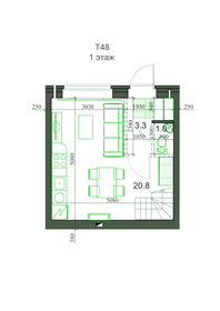 47,1 м², 2-комнатная квартира 3 400 000 ₽ - изображение 71