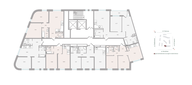 46,3 м², 1-комнатная квартира 11 500 000 ₽ - изображение 39