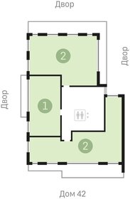 Квартира 154,6 м², 3-комнатная - изображение 2