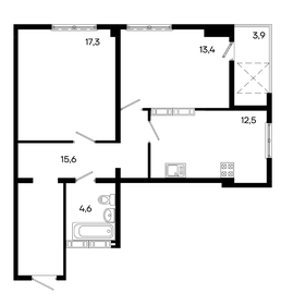 96,6 м², 5-комнатная квартира 12 300 000 ₽ - изображение 53