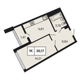 27,4 м², квартира-студия 12 500 000 ₽ - изображение 93