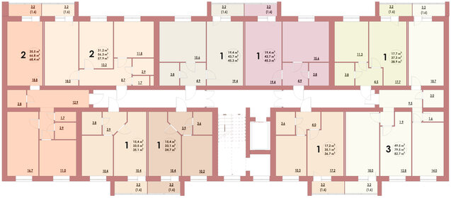 79 м², 3-комнатная квартира 8 200 000 ₽ - изображение 58