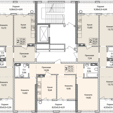 Квартира 75,2 м², 3-комнатная - изображение 2