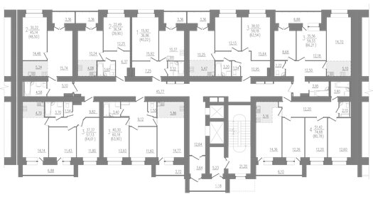 66,4 м², 3-комнатная квартира 4 750 000 ₽ - изображение 41