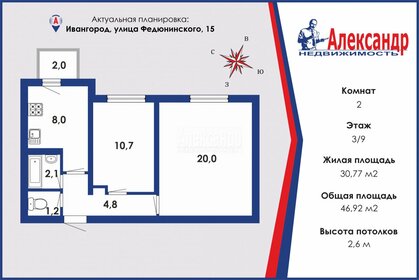 Квартира 47 м², 2-комнатная - изображение 1