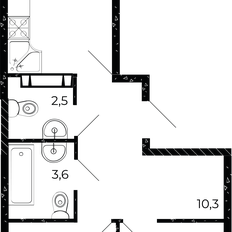 Квартира 64,3 м², 3-комнатная - изображение 2