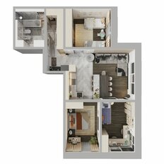 Квартира 84,7 м², 4-комнатная - изображение 2