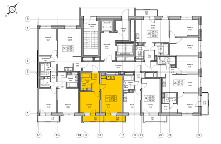 40 м², 1-комнатная квартира 7 190 000 ₽ - изображение 59