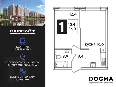 37,4 м², 1-комнатная квартира 5 351 995 ₽ - изображение 18