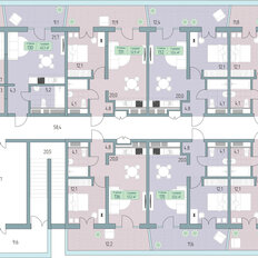 Квартира 61,1 м², 2-комнатные - изображение 3