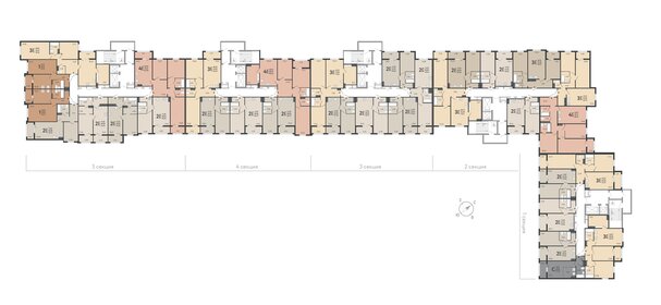 70,7 м², квартира-студия 5 150 000 ₽ - изображение 124