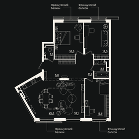 162 м², 4-комнатная квартира 24 500 000 ₽ - изображение 39