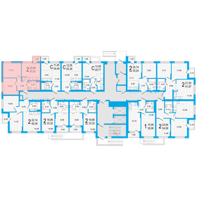 45,7 м², 2-комнатная квартира 4 850 000 ₽ - изображение 98