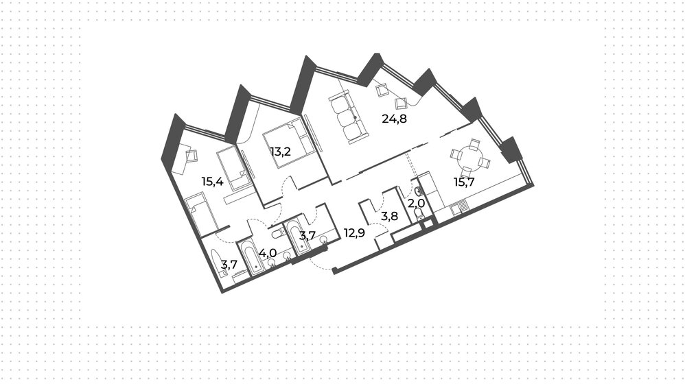 99 м², апартаменты-студия 34 600 000 ₽ - изображение 1