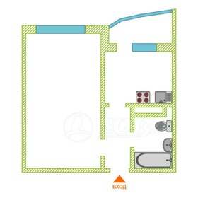 41,4 м², 1-комнатная квартира 6 150 000 ₽ - изображение 31