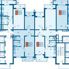 Квартира 66,8 м², 2-комнатная - изображение 3