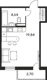 28 м², квартира-студия 3 700 000 ₽ - изображение 27
