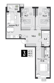 180,5 м², 4-комнатная квартира 14 000 000 ₽ - изображение 83