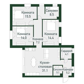 102,1 м², 3-комнатная квартира 12 762 500 ₽ - изображение 28