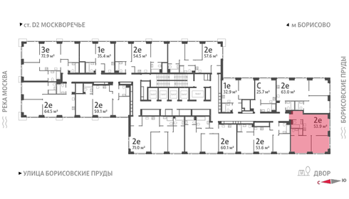 53,6 м², 2-комнатная квартира 20 015 152 ₽ - изображение 41