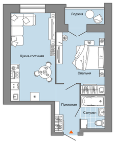 45 м², 2-комнатная квартира 5 292 200 ₽ - изображение 27