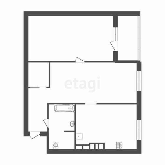 49,2 м², 2-комнатная квартира 5 700 000 ₽ - изображение 1