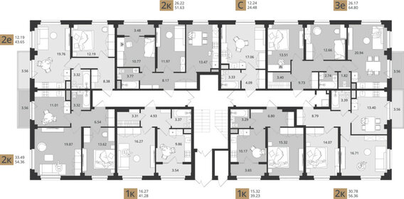 45,5 м², 2-комнатная квартира 4 000 000 ₽ - изображение 68