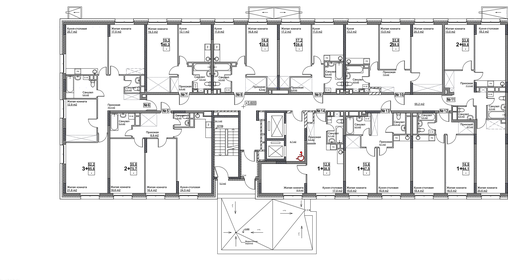 50 м², 1-комнатная квартира 8 300 000 ₽ - изображение 44