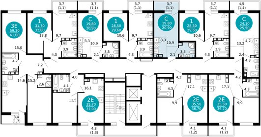 82,7 м² дом, 3,9 сотки участок 5 800 000 ₽ - изображение 46