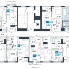 Квартира 57,7 м², 2-комнатная - изображение 3