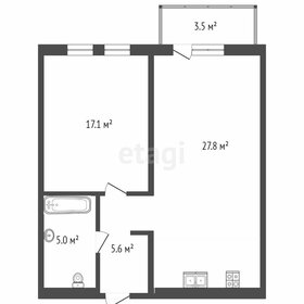 Квартира 49,5 м², 1-комнатная - изображение 1