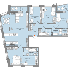 Квартира 123 м², 5-комнатная - изображение 2
