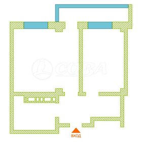 41,4 м², 1-комнатная квартира 6 150 000 ₽ - изображение 37