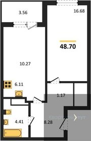 45,5 м², 1-комнатная квартира 6 928 232 ₽ - изображение 27