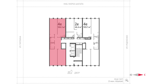 105,6 м², 3-комнатная квартира 62 122 060 ₽ - изображение 74