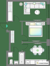 49,2 м², 2-комнатная квартира 10 254 000 ₽ - изображение 42