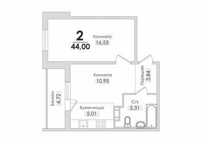 31,7 м², 1-комнатная квартира 2 550 000 ₽ - изображение 22