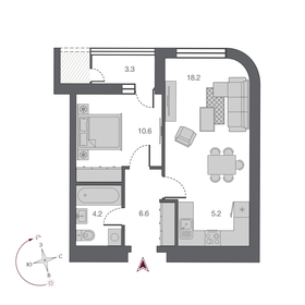 60,7 м², 4-комнатная квартира 6 700 000 ₽ - изображение 118