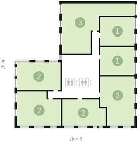 56 м², 1-комнатная квартира 9 070 000 ₽ - изображение 9