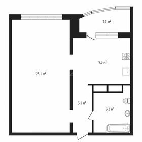 Квартира 41 м², 1-комнатная - изображение 1