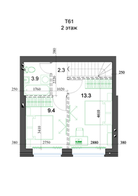 Квартира 62,3 м², 2-комнатная - изображение 2