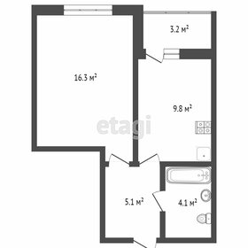 Квартира 36,1 м², 1-комнатная - изображение 1