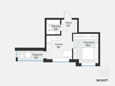 17 м², комната 1 250 000 ₽ - изображение 38