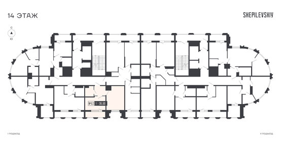 95,7 м², 3-комнатная квартира 26 800 000 ₽ - изображение 170