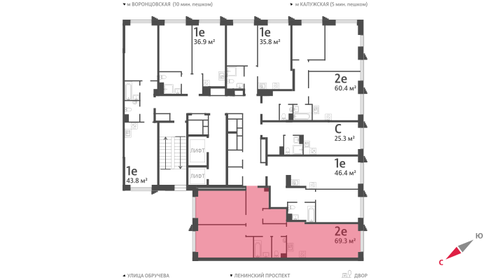 74 м², 3-комнатная квартира 21 900 000 ₽ - изображение 75