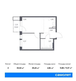 48,5 м², 2-комнатная квартира 6 700 000 ₽ - изображение 79