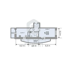 44,1 м², 2-комнатная квартира 3 950 000 ₽ - изображение 88