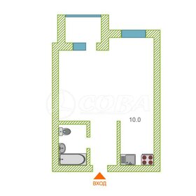 Квартира 34,2 м², студия - изображение 1